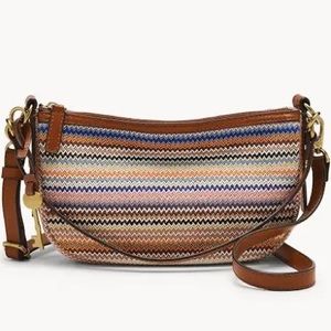 ✨ NEW ✨ Fossil ‘Colorful Stripes’ Jolie Baguette Purse